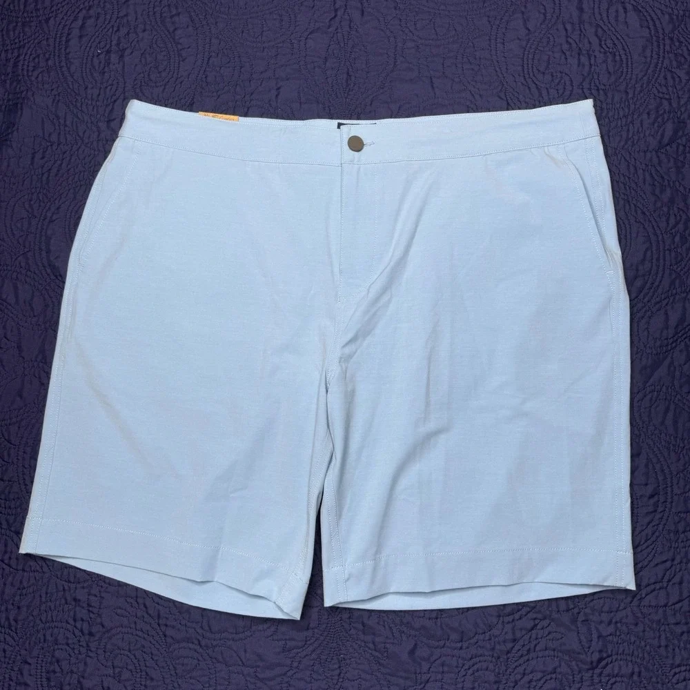 Faherty All Day Shorts Men's Size 42 Light Blue Recycled Blend Stretch Casual